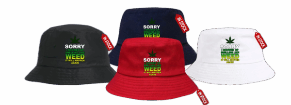 Sorry I showed up smellling like weed